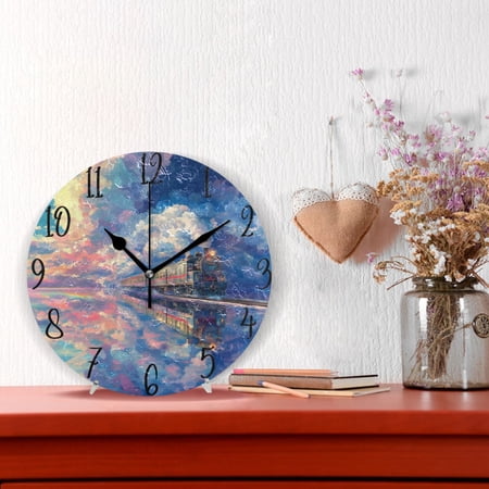 10 Quartz Indoor Wall Clock Silent Mechanism / Traina