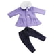 thumbnail image 3 of Ropa para , pantalones de para proteger preciosos, 2 piezas / para de 18 pulgadas, de ropa, juguete para niños y niñas Púrpura, 3 of 5