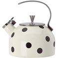 thumbnail image 1 of Kate Spade New York Deco Dot Black Tea Kettle, 1 of 2
