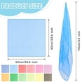 thumbnail image 2 of YIFUNIN Juggling Scarf, Dance Performance Scarf for Kids, 23.6 x 23.6 Inch Chiffon Nylon Square Scarf, Kindergarten Children's Play Scarf, Colorful Scarf,U, 2 of 7