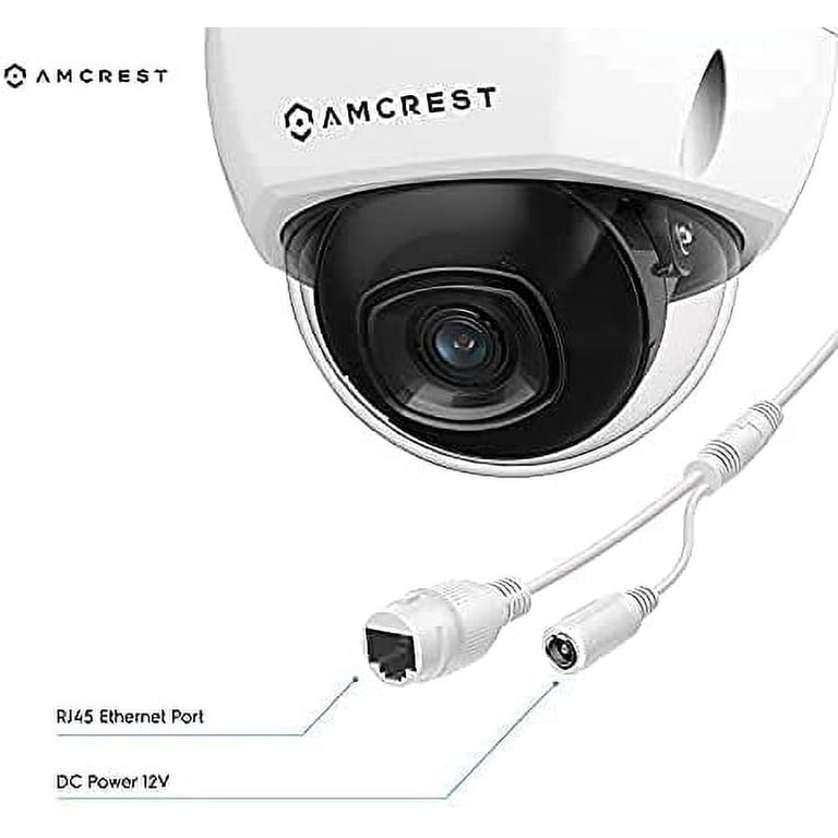 Amcrest UltraHD 4K Wired Home Security Camera, Night Vision, 98ft