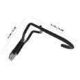 thumbnail image 2 of KALLORY 4pcs Garage Bike Hanger Hooks Black for Tool Storage and Garage Organization, 2 of 8