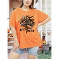thumbnail image 6 of XCHQRTI Hocus Pocus Shirts for Women Plus Graphic Tees Halloween Plus Size Shirt Sanderson Sisters T Shirts, 6 of 7