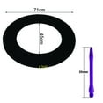 thumbnail image 4 of Winmau Protection Murale pour Fléchettes Anneau Protecteur Noir Uni, 4 of 5