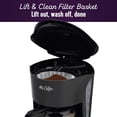 thumbnail image 4 of Mr. Coffee Cafetera negra, 12 tazas, con pausa automática y jarra de vidrio, perfecta para uso en el, 4 of 6