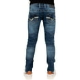 thumbnail image 2 of CULTURA AZURE  Boy's Saddle Stitch Stretch Jeans, Med Blue, 12, 2 of 5