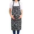 thumbnail image 4 of Cergrey 5 Patterns Womens Mens Practical Kitchen Restaurant Chef Cooking Aprons Dress With Pockets, Kitchen Aprons, Apron, 4 of 4