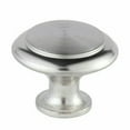 thumbnail image 3 of Yeacher 40 Pcs Boutons en Acier Inoxydable Trou Unique Argenté Rond avec Vis de Fixation Poignée pour Porte de Meuble Armoire, 3 of 7
