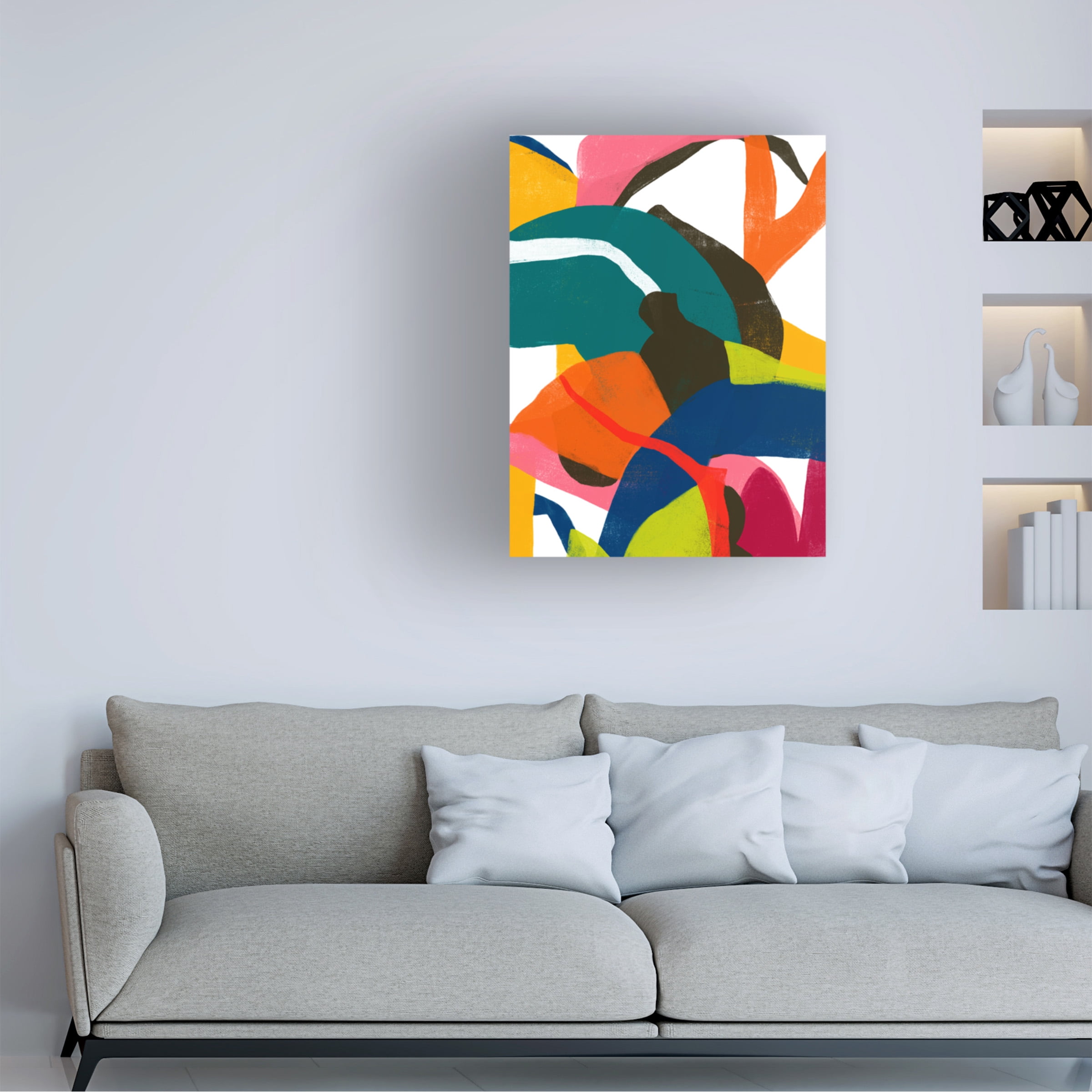 June Erica Vess 'Jungle Overdrive I' Canvas Art