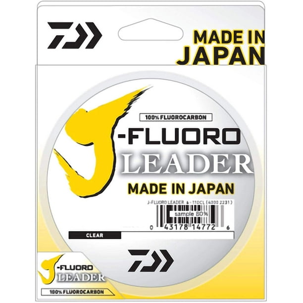Daiwa JFluoro Fluorocarbon Leader 80 Pound 50 Yards