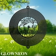 thumbnail image 4 of GLOWNEON Custom Elephant Kinetic Wind Spinner, Hanging Spinner Outdoor Metal Garden Decor, 4 of 5
