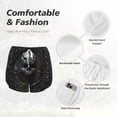 thumbnail image 4 of Rocae Ornate Dark Skull Book for Women's Athletic Shorts Workout Hiking Shorts Athletic Shorts for Running, Yoga, Gym, Sports-Large, 4 of 7