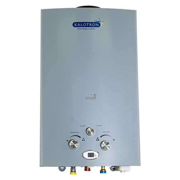 CALENTADOR INSTANTÁNEO GAS LP 7 LTS 1.5 SERVICIOS KALOTRON Gris Oscuro