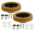 thumbnail image 5 of 2 Sets Toilet Seat Bolts Screws Sturdy Hinges with Seal Rings, 5 of 5