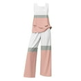 thumbnail image 4 of NMMUED Two Piece Sets for Women Summer Pants Sets Women 2 Piece Outfits Womens Pajama Sets Lounge Sets for Women Tank Top and Pants Set Women, Pink XXL, 4 of 4