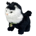 thumbnail image 3 of Juguete de peluche para que camina, simulación electrónica, mascota ligera y animada, juguete de peluche para fiesta, regalo de cumpleaños para negro, 3 of 8