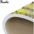 thumbnail image 6 of FREEAM Art Area Rug 3'x5', Vintage Music Note Polyester Area Rug Mat for Living Dining Dorm Room Bedroom Home Decorative, 6 of 6