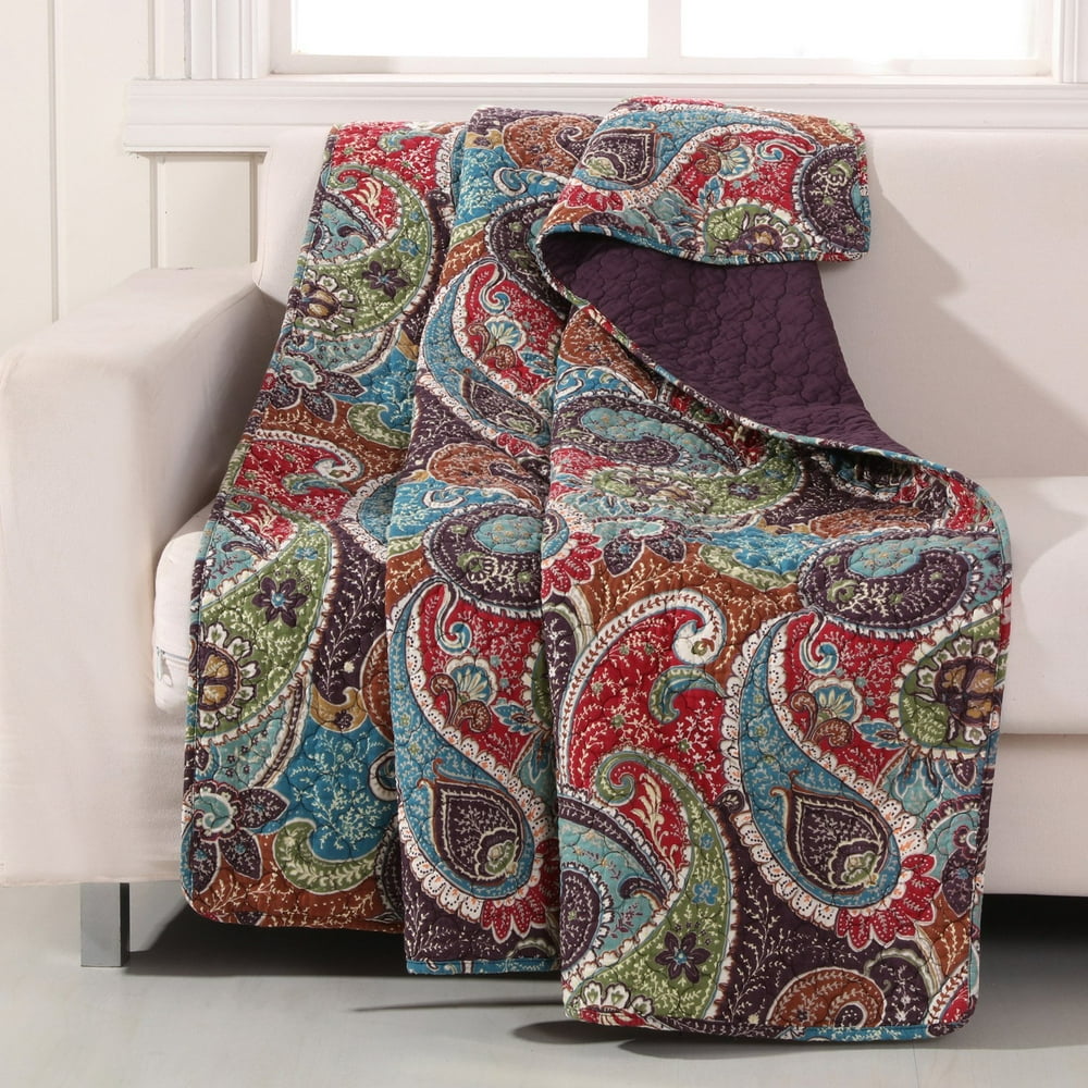 Tivoli Quilted Cotton Throw by Greenland Home Fashions