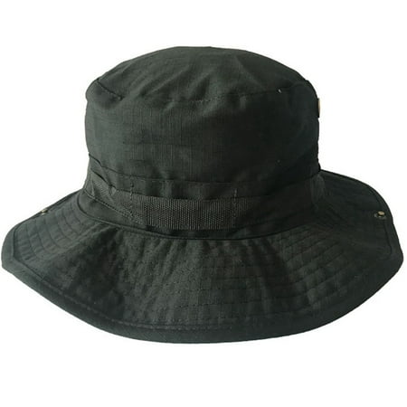 KABOER Special Forces Tactical Short Brimmed Hat Brim Boonie Sun Tropical Camo Plain