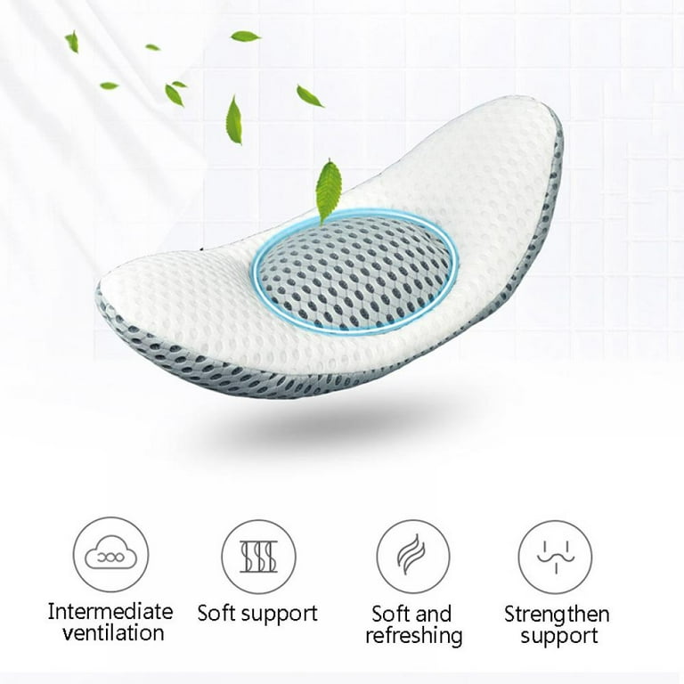Lumbar Support Pillow for Sleeping Back Support Bed Pillow Lower Back  Pillow for Pain Relief, Bed Rest Pillow for Side, Back and Stomach Sleepers