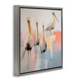 thumbnail image 3 of Stupell Industries Contemporary Abstract Pelicans Scene Gray Floating Frame Canvas Art, 25 x 25, by Irena Orlov, 3 of 8