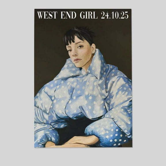 Music Poster- Lily Allen West End Girl 24.10.25 Poster, One Sheet Wall Size 24''x36''-Gategoo