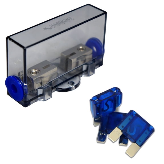Harmony Audio Car - Boat Marine Stereo MAXI Fuseholder & 60 Amp Fuses