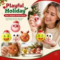 thumbnail image 2 of Christmas Squishy Fun Squeeze Fidget Toy, Mood Soothing Decompression Play Toy, Easy‑to‑carry Sensory Toy for Kids & Adults, Daily Leisure and Special Occasion Gift(Ugly Balls Random Style), 2 of 6