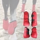 thumbnail image 1 of Juego de botas de de tendón de caballo, entrenamiento, salto, absorción de golpes, , competición ecuestre, equipo de protectores de concha Rojo L Soledad Botas de tendón de caballo, 1 of 10