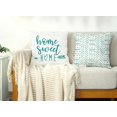 thumbnail image 5 of Spring Summer Modern Throw Pillow Covers 18 x 18 Inch Set of 4, Home Sweet Home Farmhouse Holiday Green Cushion Case for Home Sofa Couch Decoration TH194, 5 of 6