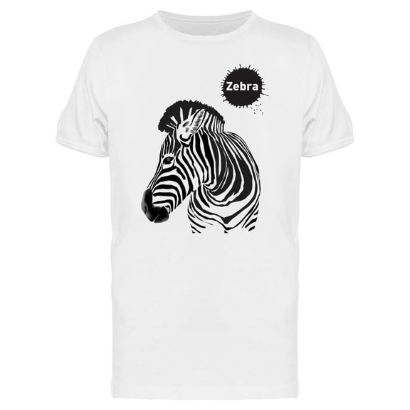 Zebra Sketch Drawing Tee Men's -Image by Shutterstock