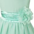 thumbnail image 6 of TSSOE Kids Girls Chiffon Flower Girl Dresses Wedding Bridesmaid Dress Formal Ball Gowns Summer Party Turquoise 14, 6 of 6