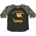 thumbnail image 3 of Inktastic Little Monkey 3rd Birthday Boy Boys Toddler T-Shirt, 3 of 5