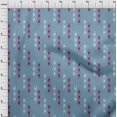 thumbnail image 3 of oneOone Cotton Cambric Fabric Arrow Sign Kasuri Print Fabric BTY 56 Inch Wide, 3 of 4