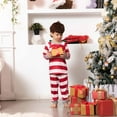 thumbnail image 5 of Odeerbi Christmas Pajamas For Family Boys Girls Matching Sets Casual Printed Top With Bottom Outfits Home Wear Red, 5 of 8