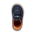 thumbnail image 6 of Beverly Hills Toddler Canvas Slip On Adjustable Strap Sneakers, Navy Orange, Size: 5, 6 of 7