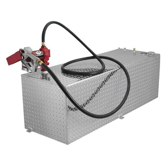 RDS 80 gal Rectangle Aux Transfer Fuel Tank - 50 x 20 x 19 in.