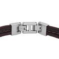 thumbnail image 4 of Pulsera de correa Fossil Leather Essentials Brown JF04133040 para hombre, 4 of 6