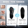 thumbnail image 2 of OrthoComfoot Men's Wide Orthopedic Trail Running Shoes, Arch Support Athletic Sneakers for Walking, Work and Outdoor Use, 2 of 6