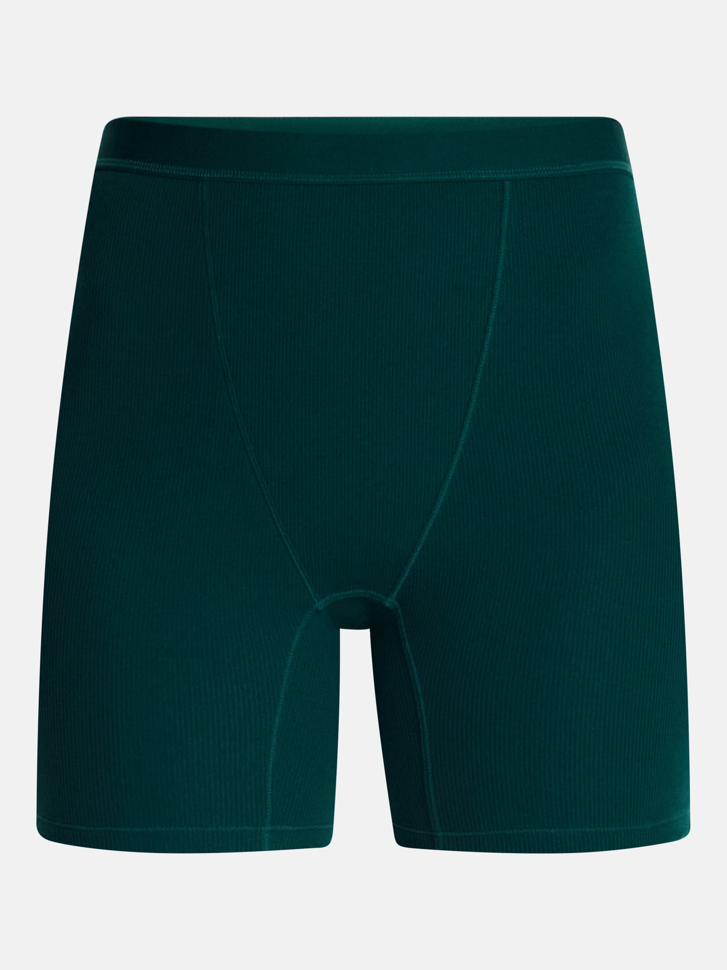No Boundaries Cotton Stretch Ribbed Boxer Shorts, Women's XS-XXXL