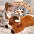 thumbnail image 4 of Peluche Gigante Vaca Highland Ksidzas 99 cm, 4 of 6