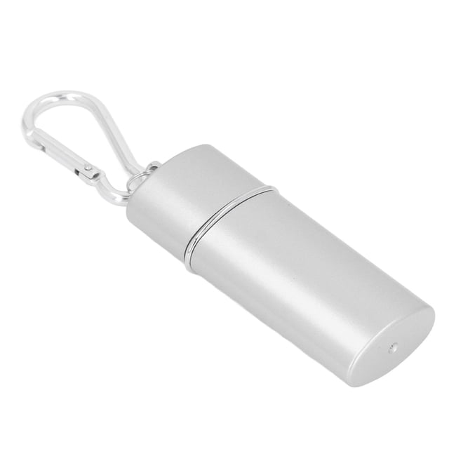 Mini Cendrier Portable Porte-Clés, Capacité Modérée Mini Cendrier de Poche Portable pour Extérieur Noir, Rouge, Or, Argent