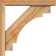 thumbnail image 3 of Ekena Millwork 4"W x 22"D x 22"H Merced Block Rough Sawn Bracket w/ Offset Brace, Western Red Cedar, 3 of 25