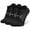 3 Pairs Black, variant on Mens Women Merino Wool Walking Soft Ultra Liner Socks 6 Pack,Dark Gray,Medium