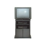 Gusdorf 10001 - Stand - for AV System - black - screen size: up to 27" cassette, VHS, CD