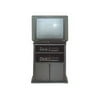 Gusdorf 10001 - Stand - for AV System - black - screen size: up to 27" cassette, VHS, CD