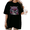 Black-1, variant on Women's Vintage Raven & Rose Heart Graphic T Shirt Gothic Mystical Bird Lover Casual Short Sleeve Round Neck Top White S-5XL