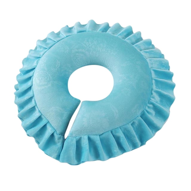 Cojín para el cuello Yuyangstore Cojín para el cuello Mesa de cómoda reutilizable para conducir Azul