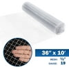 Fencer Wire 19 Gauge Galvanized Hardware Cloth with Mesh Size 1/2" x 1/2" (3 ft. x 10 ft.)