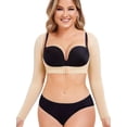 thumbnail image 2 of Gaine de Compression Extensible pour Femmes - Vêtements de Sport Taille Haute pour Entraînement Physique et Récupération Post-Chirurgicale - Ajustable Respirant et Évacuant l'Humidité, Beige Clair, P (4), 2 of 7
